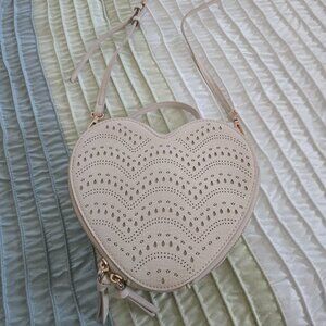 LC Lauren Conrad Love Heart Crossbody Bag
